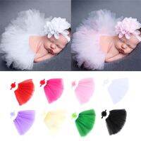 【CC】◎  Baby Photo Costume Hairband   Tutu Skirt Newborns Props Outfit Shoot Tulle Infant Skin-Friendly