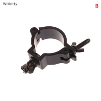 Witkitty ที่หนีบไฟเวทีอะลูมิเนียมแบบยึดสำหรับไฟเวที DJ ที่หนีบไฟสำหรับ LED PAR Moving Beam Spot Clamps 48-51mm เส้นผ่านศูนย์กลางของท่อ