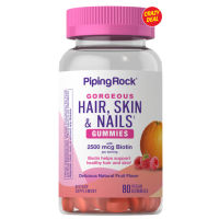 Piping Rock Hair Skin &amp; Nails Gummies 80 Gummies