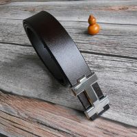 ✕ Hot Design Belt Trendy Luxury Genuine Leather Good Quality Waist Belts for Jeans Casual Men Women Cowhide Girdle