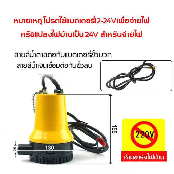 dc-submersible-pump-แรงดันสูง-45w-12v-ท่อ1-แกนทองแดง-ปั๊มน้ำ-ปั้ม-จุ่ม-ปั้ม-แช่-ปั๊ม-ไดโว่-ปั๊มบาดาล