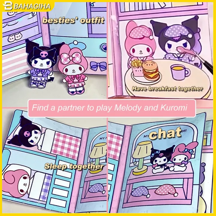 [Bahagiha] Sanrio Kuromi Cinnamoroll Homemade Diy Squeeze Toy Book ...