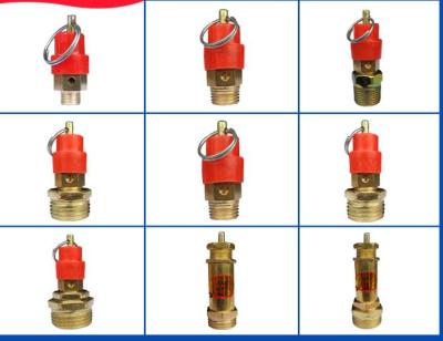 Air compressor air pump copper plated safety relief valve spring type gas storage tank steam boiler protection exhaust valve