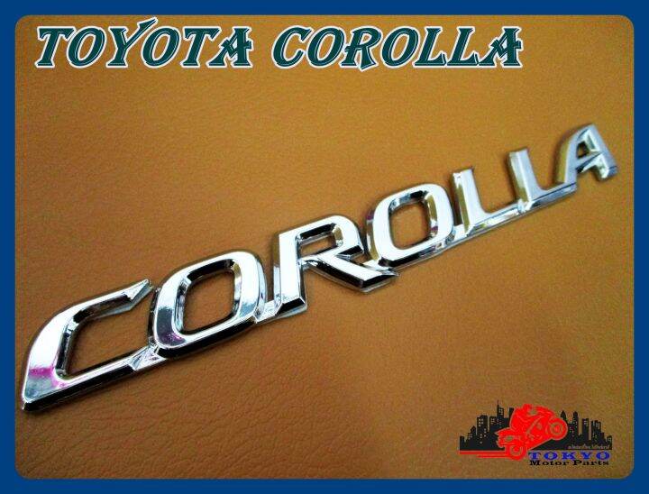 toyota-corolla-altis-year-2006-2014-emblem-badge-logo-sticker-chrome-3d-size-18x2-cm-โลโก้-สติ๊กเกอร์-ข้อความ