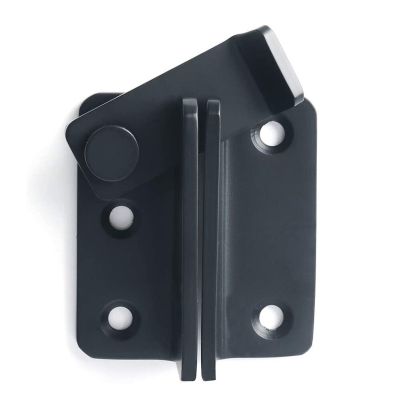 Black High Quality Door Bolt Screws Wardrobe Door Bolt Anti-violence Free Punching High Quality Latch Drawer Stainless Steel Door Hardware Locks Metal