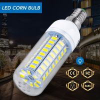 E14หลอดไฟ LED ข้าวโพดโคมไฟ E27ไฟ LED 220โวลต์ Ampoule LED 3วัตต์โคมไฟ5730 SMD 24 36 48 56 69 72LEDs เทียนหลอดไฟ5วัตต์โคมระย้า