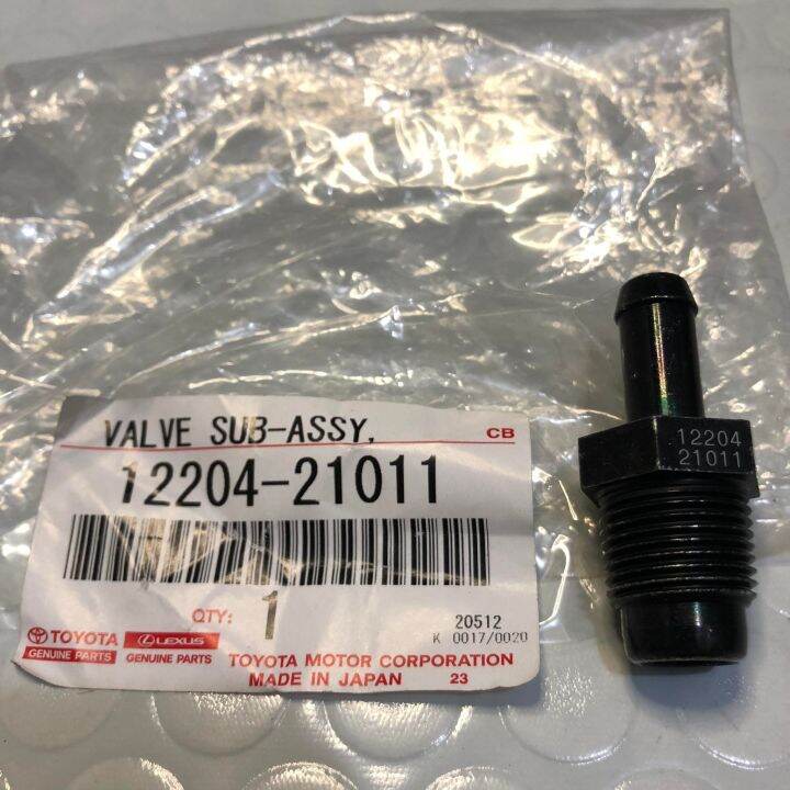 GENUINE TOYOTA PCV VALVE FOR 1NZ/2NZ ENGINES (1220421011) Lazada PH