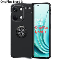 เคสสำหรับ OnePlus Nord 3 5G เคสโทรศัพท์ TPU แบบน่มฝามีที่ถือวงแหวนไม่ติดลายนิ้วมือ