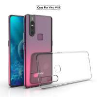 BKKONLINE ​​​​​​Vivo V15 Pro / Vivo V11 Pro / Vivo S1 / Vivo S1 Pro หรูหรากรณีสมาร์ทคริลิคอัลตร้าบางกรณี TPU ใสที่มีความยืดหยุ่นซิลิโคนอ่อนนุ่มขอบกรอบโทรศัพท์เดิมกลับ coque, ปก, 3 in 1 เคลือบนุ่มพีซีกรณีสำหรับ สัมผัสนุ่ม Coque Fundas Capa ปกหลัง