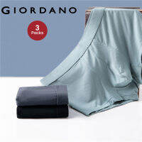 Giordano ผู้ชาย สามส่วน โมดอลยืดหยุ่น เอวยางยืดกว้าง บ็อกเซอร์บ็อกเซอร์ Free Shipping 18172701