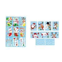 Window Stickers Christmas Snowflakes Window Stickers Removable Window Decoration Santa Claus