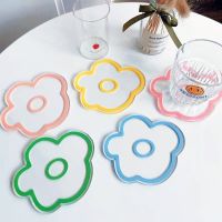 【CC】 Transparent Table Korea Cup  Shaped Tableware Coaster R esistant Practical Placemat