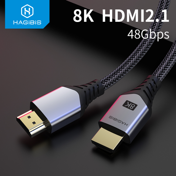 Hagibis Kabel 2.1 Kompatibel HDMI 8K/60Hz 4K/120Hz 48Gbps Kabel Digital