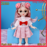 Zozo ✨Ready Stock✨ กระโปรงชุดตุ๊กตาสำหรับ OB11 16-18ซม. ชุดตุ๊กตาอุปกรณ์เสริมของเล่นเด็กผู้หญิง