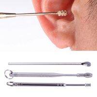 ℡❁❆ 1/3pcs Ear Cleaner Set Ear Cleaning Spiral Earpick Ear Wax Remover Ear Curette Spiral Ear Spoon Earpick Set Ear Cleaning Tools