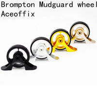 1 pcs Superlight Bicycle Easywheel for Brompton Rear Mudguard Rollers fender Wheels 20gpcs