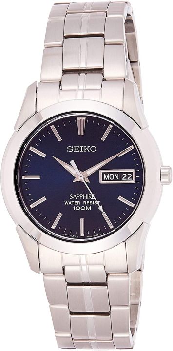 Đồng hồ Seiko cổ sẵn sàng (SEIKO SGG717P1 Watch) Seiko SGG717P1 Mens Sapphire  Steel Watch [Hộp & Sách hướng dẫn của Nhà sản xuất + Người bán bảo hành một  năm] |