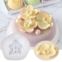 Butterfly Orchid Shape Silicone Cake Mold 3D Flower Fondant Cake Mould Cupcake Jelly Candle Decoration Baking Tools Bread  Cake Cookie Accessories