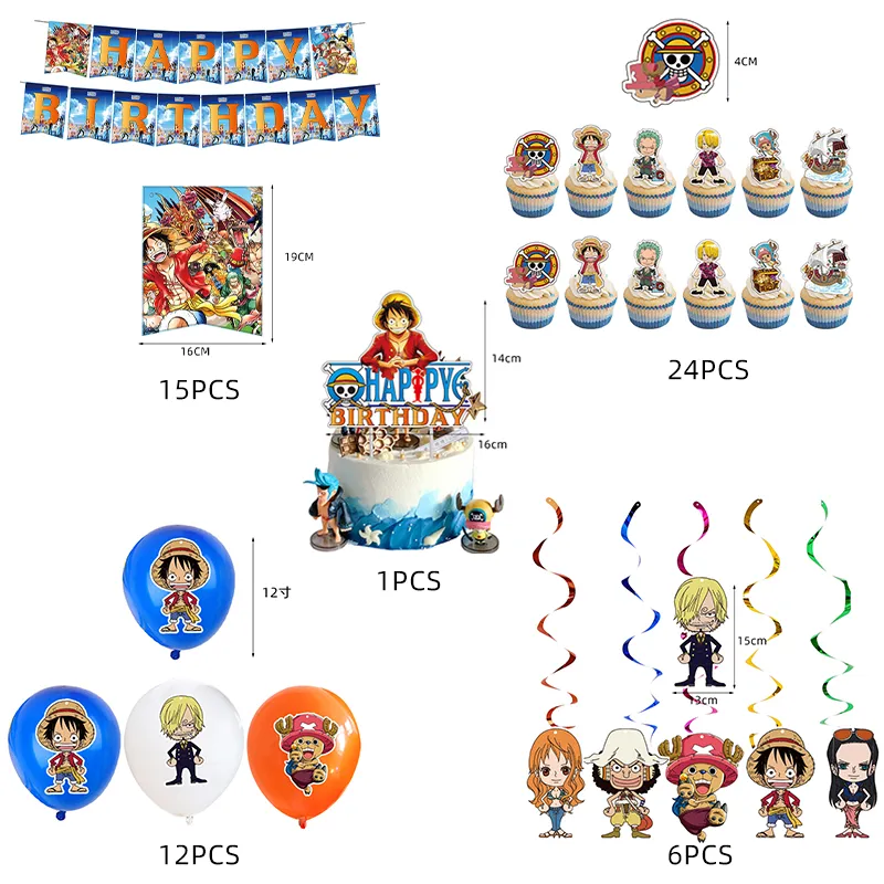 One and Piece Party Supplies Anime Hat Lufei Cake Balloons Happy Birthday Banner plate tablecolth Party Decor set. Decorations | Lazada PH One and Piece Party Supplies Anime Hat Lufei Cake Balloons Happy Birthday Banner plate tablecolth Party Decor set. Decorations | Lazada PH