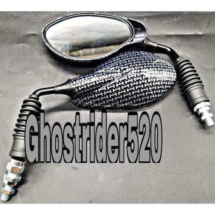 SIDE MIRROR BOLEH LIPAT CARBON YAMAHA HONDA UNIVERSAL Lazada