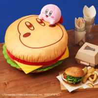 ญี่ปุ่นของแท้ Ichiban รางวัลการ์ตูน Star Kirby Burger Waddle Dee Plush ของเล่นตุ๊กตาหมอนแฮมเบอร์เกอร์ของเล่นงานอดิเรกวันหยุดของขวัญ