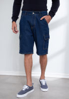 Origin By Zalora - Organic Cotton Denim Cargo Shorts