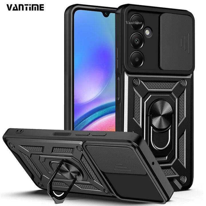 Vantime For Samsung Galaxy A05s Phone Case Slide Camera Cover Kickstand 