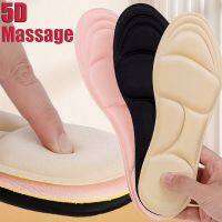 【jw】₪☍  Palmilhas de espuma memória para massagem homens e mulheres esponja macia palmilha apoio do arco dos pés respirável corrida esporte 5D 2pcs