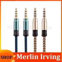 Merlin Irving Shop AUX Cable Cord Jack 3.5mm Male Audio Speaker Connector Extension Wire for Headphones Car MP3 MP4 Player