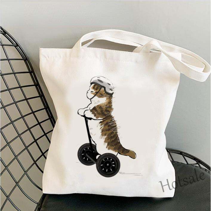 hot-sale-c16-cute-cat-print-personality-canvas-tote-bag-student-shoulder-bag-and-womens-casual-shopping-bag