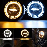 6.5 inch Universal Led Retro Headlight 6.5 Round Hi/Low Beam DRL Headlamp Amber white For Cafer Racer BMW Suzuki Chopper Bobber