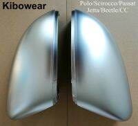 Kibowear สำหรับโปโล6R 6C (ABS โครเมี่ยม) เงินปีกด้านข้างฝาครอบกระจกหมวกพอดี VW S Cirocco P Assat B7 CC ด้วง