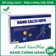 Viên uống bổ sung canxi hữu cơ NANO CALCIS HEPA - bổ sung canxi từ vỏ sò