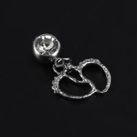 Flexible Pregnancy Maternity Belly Navel Bar Ring Body Piercing Baby Feet Blue