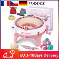 48/22 Needles Knitting Machine DIY Hand Knitting Machine Sweater Knitting Board Rotating Double Knit Loom Machine Kit For Kids Knitting  Crochet