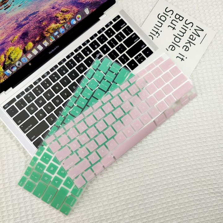 ปกแป้นพิมพ์สีสำหรับ-macbook-air-m2คีย์บอร์ด13-6-2022-macbook-pro-13เคสสำหรับ-macbook-16-15-14-13-12-11นิ้วฝาครอบคีย์บอร์ด