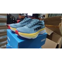 2023 original New Ready Stock HOKA ONE ONE Bondi 8 Blue Cushioning Breathable Sports shoes