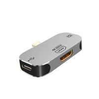 3 in 1 USB Hub Type C to HDMI-compatible Adapter PD Fast Charging USB-C Docking Station for Macbook Pro USB converter 4K 60Hz