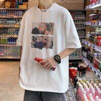 [ส่งของ]O.O Fashion เสื้อยืด oversize 2023 เสื้อยืดผู้ชาย23031705