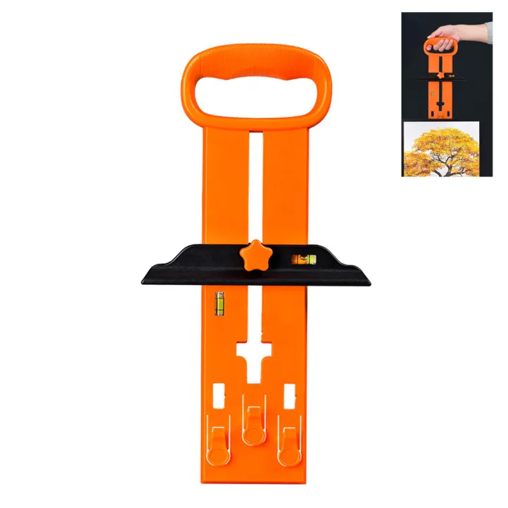 Hang and Level Picture Hanging Picture Frame Hanger Tool Balance Ruler