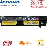 (ส่งฟรี ประกัน 1 ปี)Lenovo แบตเตอรี่โน๊ตบุ๊ค Battery Lenovo ThinkPad  E570 E570C E575 Series (83 82) ของแท้