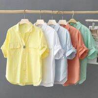 ✻✘✇ 2078 【5 สี】เสื้อยืดแขนสั้น ทรงหลวม ขนาดใหญ่ สีพื้น แฟชั่นฤดูร้อน สําหรับผู้หญิง 2023