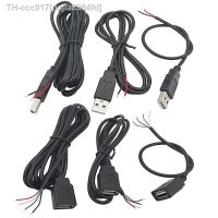 1Pcs 5V DIY USB 2.0 Type A Female Male Plug Jack Power Supply Cable Connector 2 Pin 4 Pin Wire Charge Extension Cord 0.3m 1m 2m