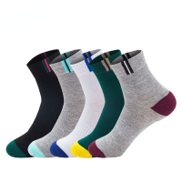 10 PICS=5pairslot Men sport Cottin Socks Mens Sweat-absorbent Breathable Socks Colorful Men Athletics Socks Mesh Sports Socks