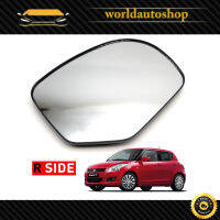 เนื้อเลนส์กระจก ข้าง ขวา ใส่ Suzuki Swift ปี 2012 - 2017 Right Wing Side Door Mirror Glass Len Swift Hatchback 2012-2017 Suzuki Suzuki  Aftermarket Parts SwiftHatchback ปี2012-2017 มีบริการเก้บเงินปลายทาง