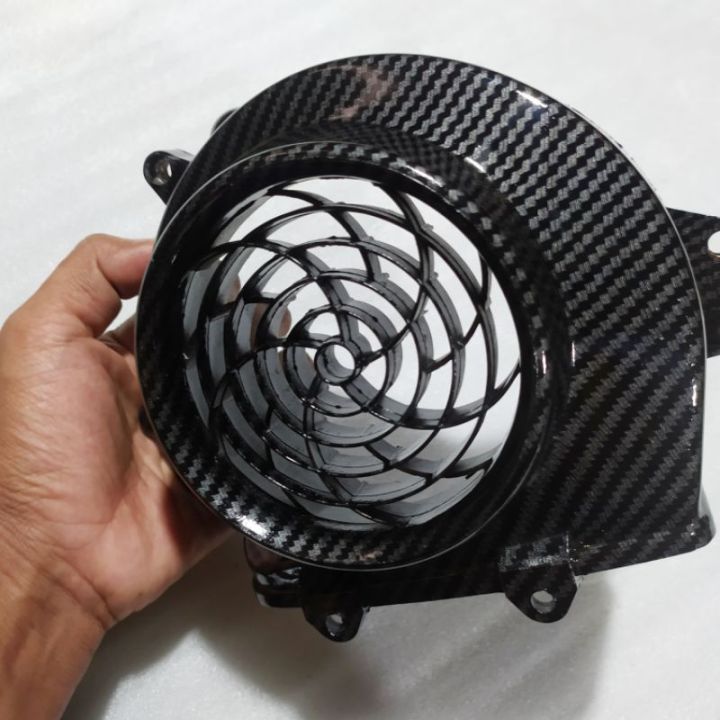 Tutup Kipas Beat Karbu Cover Kipas Radiator Honda Scoopy Karburator Carbon Karbon Wtp Lazada