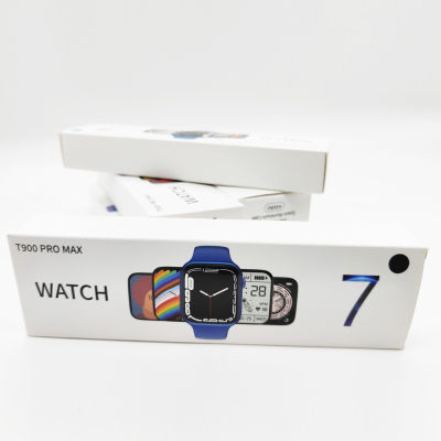 ใหม่ T900 Pro Max Smart Watch ซีรีส์7 S Mart W Atch ผู้หญิงบลูทูธนาฬิกาออกกำลังกายผู้ชายอัตราการเต้นหัวใจความดันโลหิตสร้อยข้อมือสมาร์ท