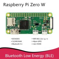 Original Raspberry Pi Zero W Board 1GHz single-core CPU 512MB RAM Bluetooth BLE WiFi Pi 0 Zero WH with Pin header or Case Kit