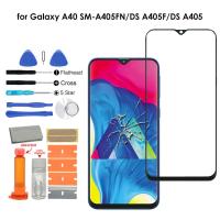 【COOL】 for galaxy a40 sm-a405fn ds a405f replacement screen front glass repair kit with tools