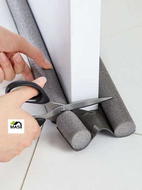 MAS GOODS 95cm Flexible Door Seal Strip Guard Sealer Stopper Door